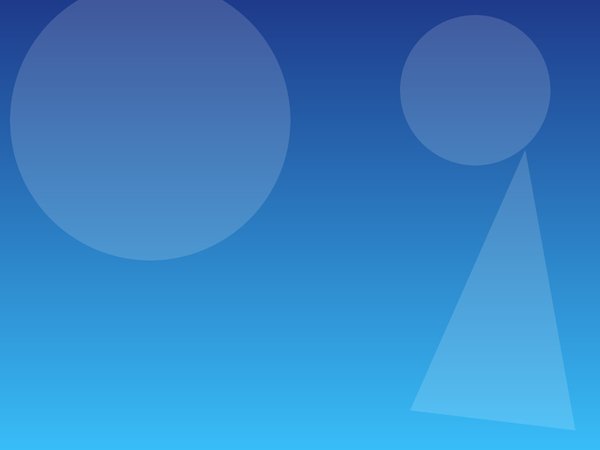 Abstract azure gradient composition