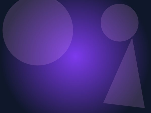 Abstract violet radial composition