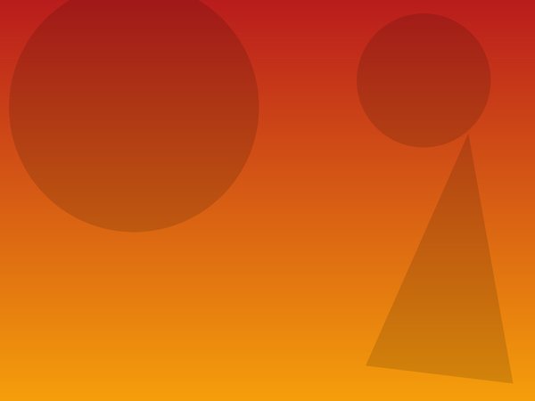 Abstract ember gradient composition