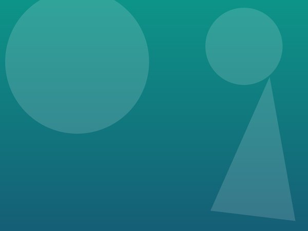 Abstract teal gradient composition